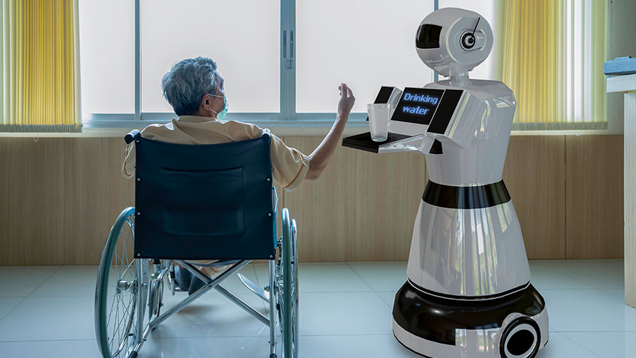 robots empleados de la Salud